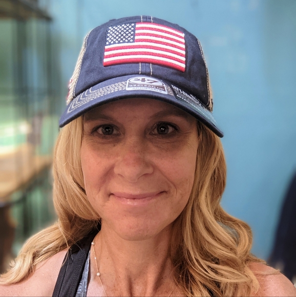 NWT '47 Brand American Flag Grey and Navy Baseball Hat Cap USA - Picture 6 of 8